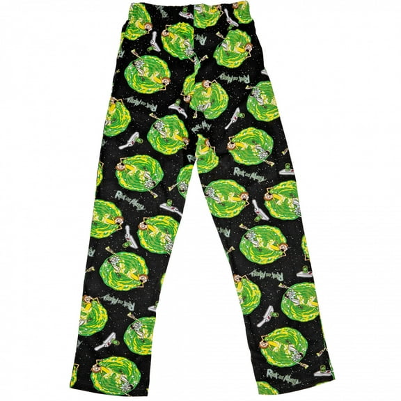 Rick and Morty Falling Out of The Portal Sleep Pants-XLarge (30-32)