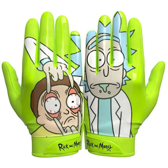 Phenom Elite Rick and Morty Football Gloves - VPS1