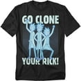 thumbnail image 1 of Rick and Morty Go Clone Your Rick Unisex Adult T-Shirt, 1 of 7