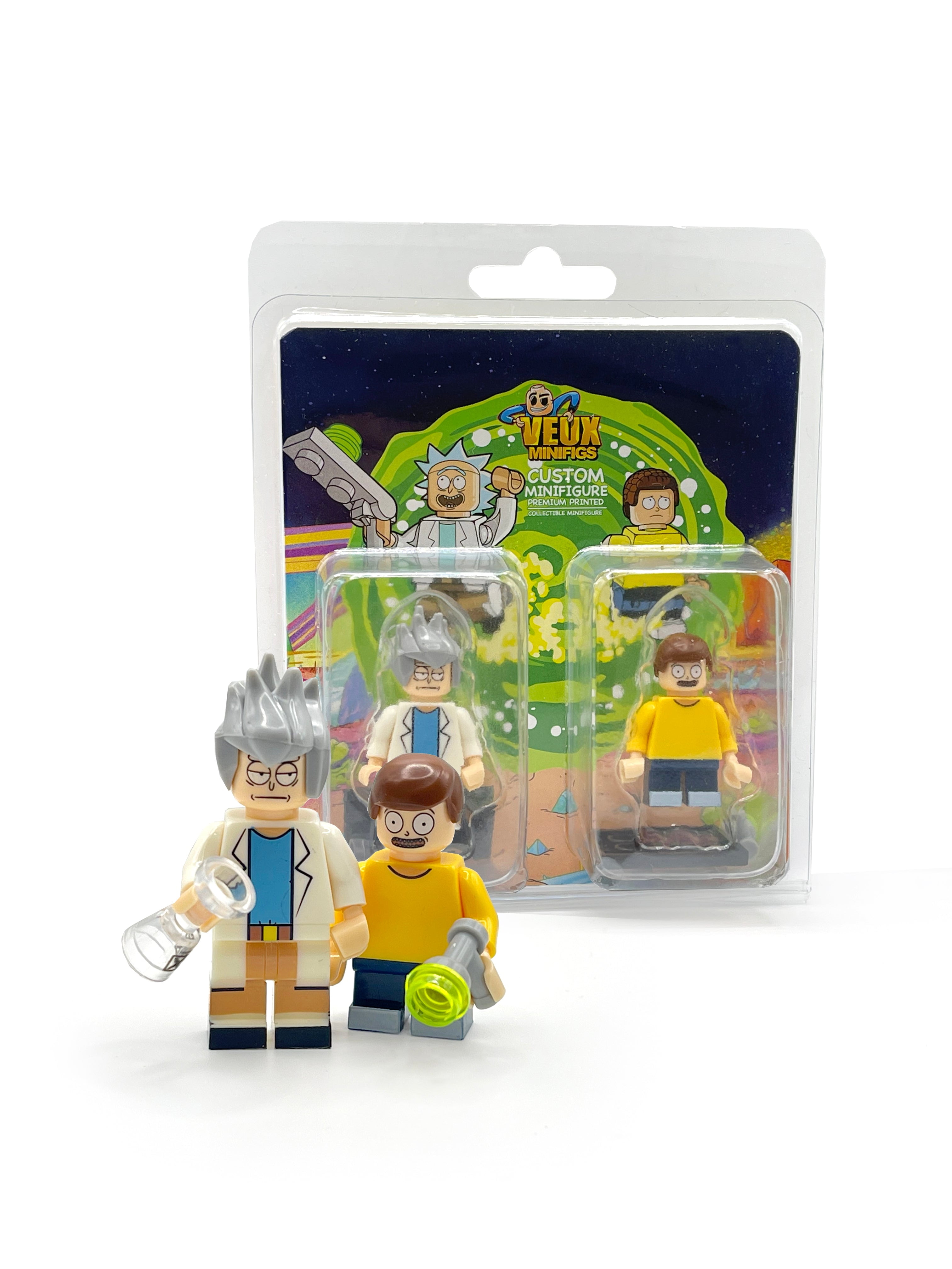 Rick and Morty Inspired Custom minifigure Walmart