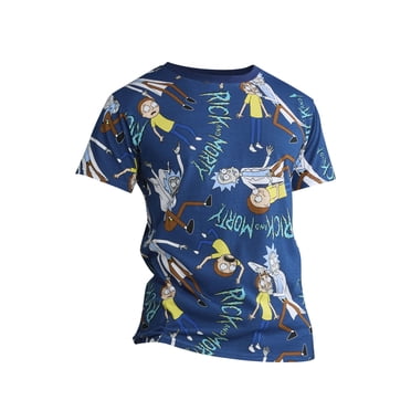 T-shirt Rick And Morty Homme Taille L – Occasion Très Bon état – Noir – Adult Swim