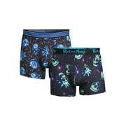 Rick and Morty Men's Boxer Briefs, 2-Pack, Sizes S-2XL