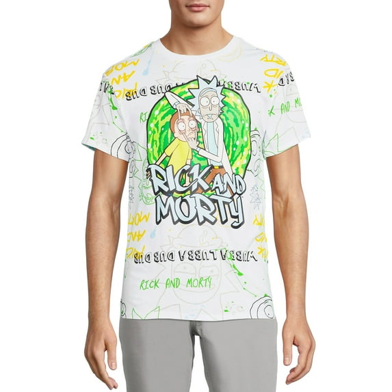 Rick and Morty Men's Graphic T-Shirt with Short Sleeves, Sizes S-XL