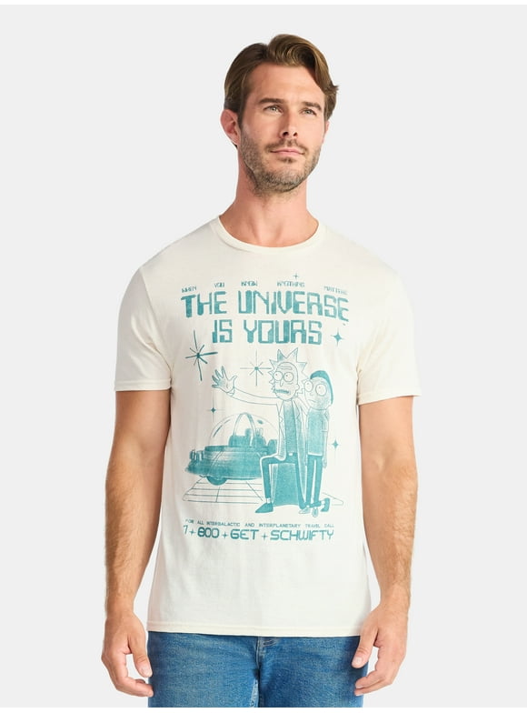 Men's and Big Men's Graphic Tee with Short Sleeves, Sizes S-2XL