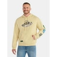 thumbnail image 1 of Rick and Morty Men’s and Big Men's Embroidered Graphic Hoodie, Sizes S-3XL, 1 of 5