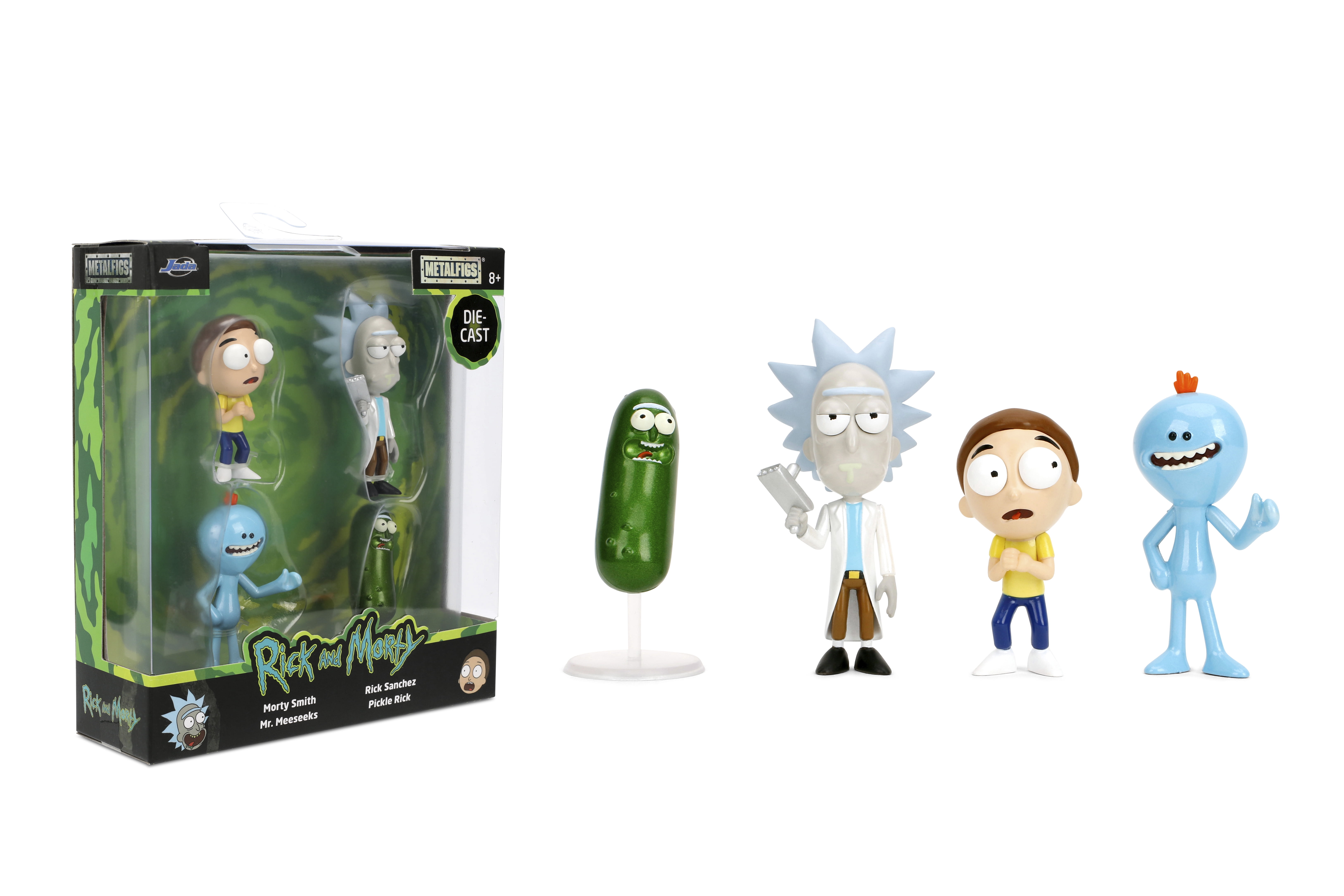 Rick and Morty Metalfigs 4-Pack Collectible Die-Cast Figures 2.5