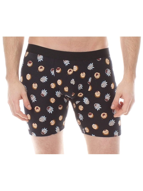 Rick and Morty Mob Scene Boxer Brief
