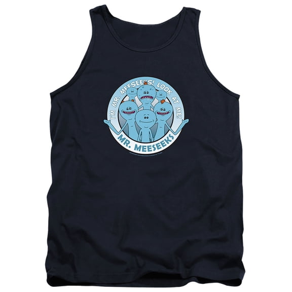 Rick and Morty Mr Meeseeks Unisex Adult Tank Top, Mr Meeseeks, Small