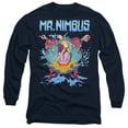 thumbnail image 1 of Rick and Morty Mr. Nimbus Design Unisex Adult Long-Sleeve T Shirt, Mr. Nimbus Design, Medium, 1 of 2