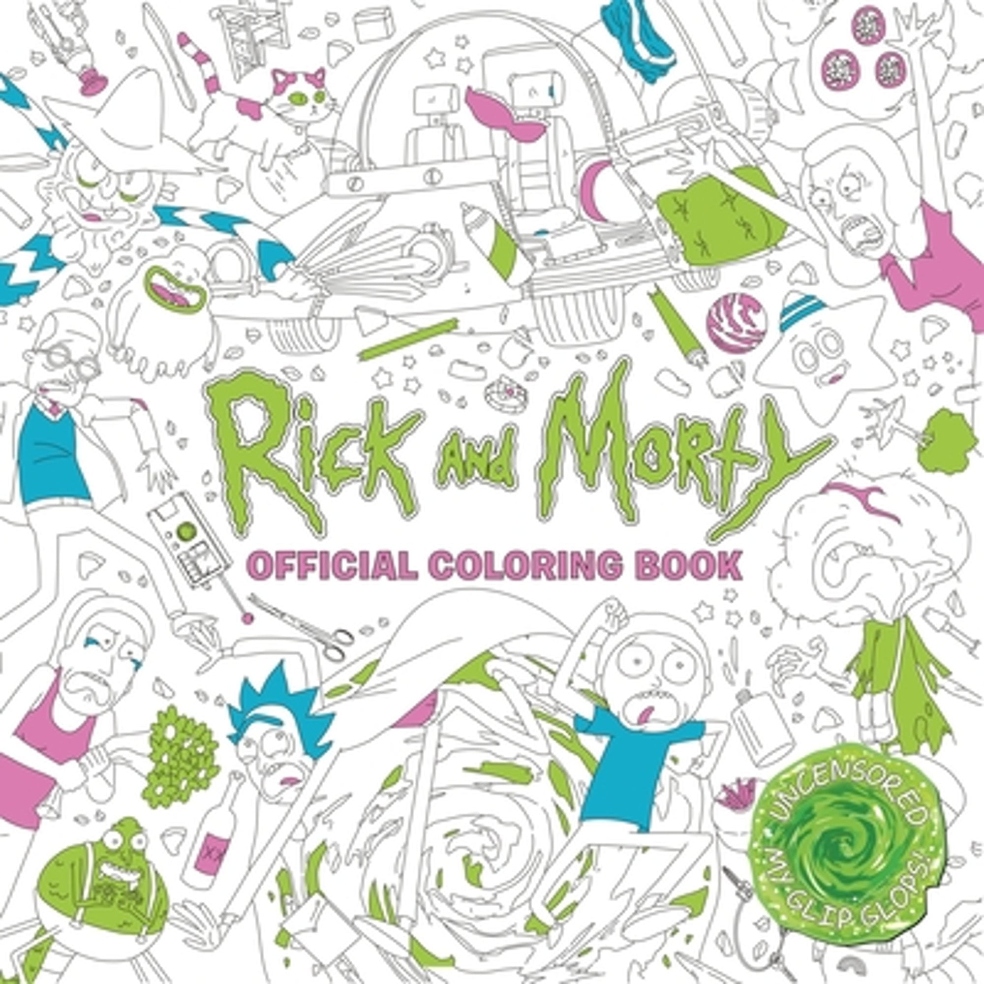 Pre-Owned Rick and Morty Official Coloring Book 9781785655623 Used