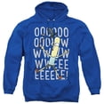 thumbnail image 1 of Rick and Morty Oowweeeee Unisex Adult Pull-Over Hoodie, Royal, 2X-Large, 1 of 5