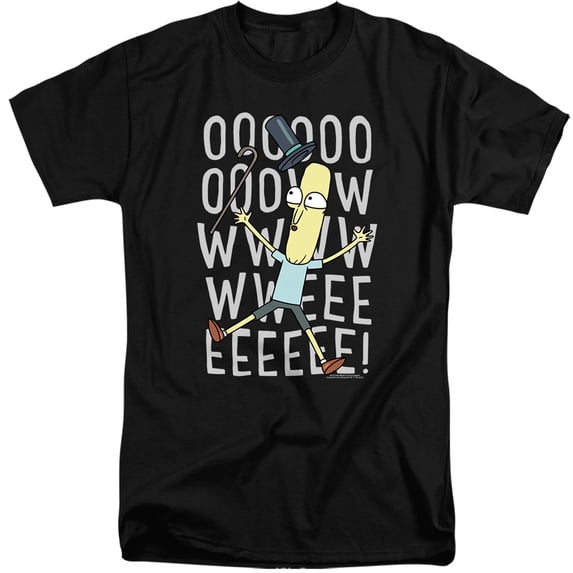 Rick and Morty Oowweeeee Unisex Adult Tall T Shirt, Oowweeeee, 3X-Large