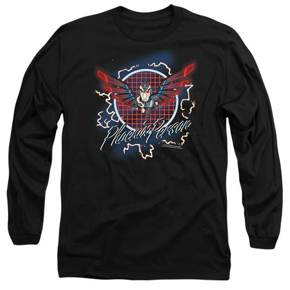 Rick and Morty Phoenix Person Unisex Adult Long-Sleeve T Shirt, Phoenix Person, Large