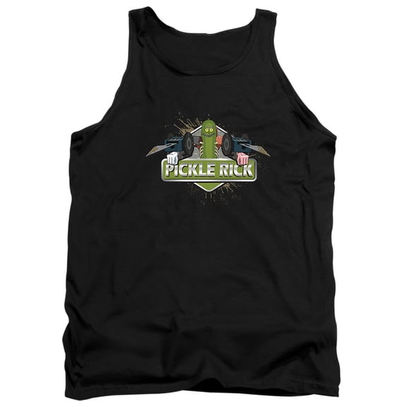 Rick and Morty Pickle Rick Unisex Adult Tank Top, Pickle Rick, Large