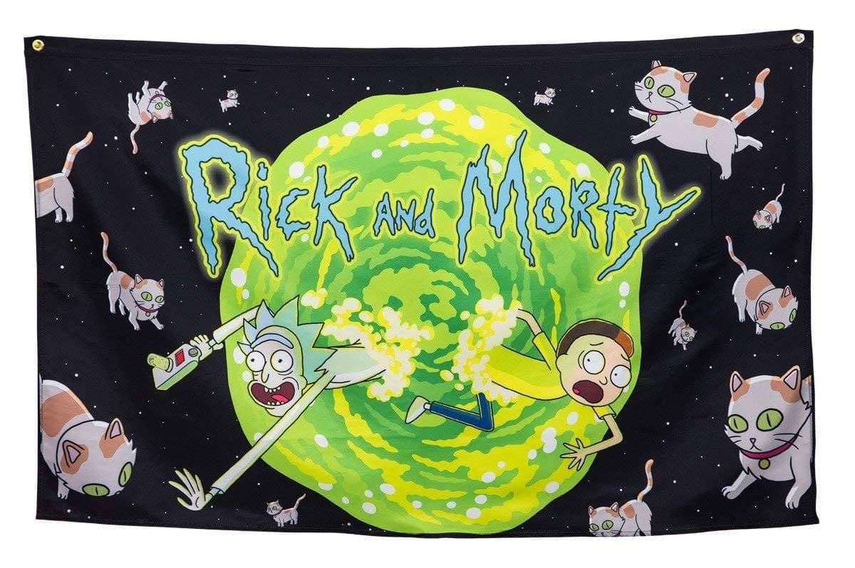 Rick and morty portal tapestry hot sale