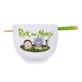 thumbnail image 1 of Rick and Morty Portal Japanese Dinnerware Set | 20-Ounce Ramen Bowl, Chopsticks, 1 of 7