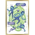 thumbnail image 1 of Rick and Morty - Portal Vaporick Wall Poster, 22.375" x 34" Framed, 1 of 5