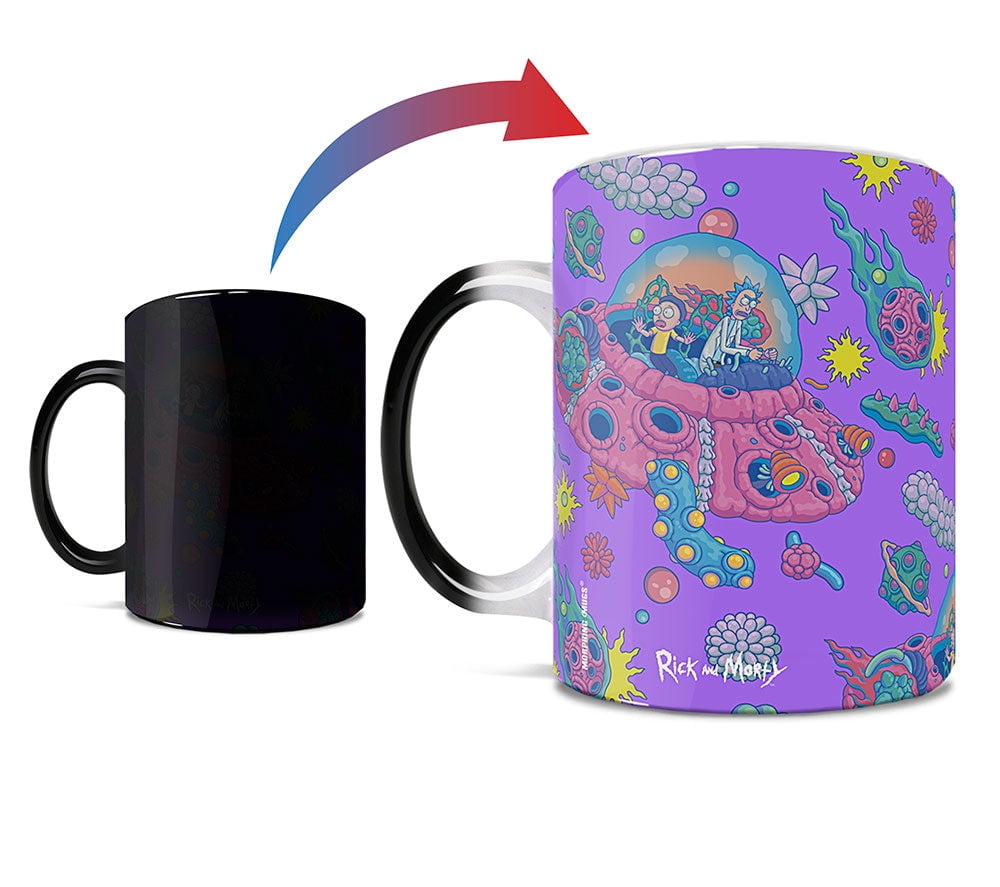Rick and Morty (Purple Space) Morphing Mugs Heat-Sensitive Mug