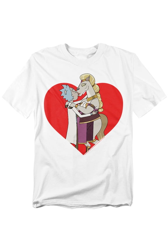 T-Shirt Rick And Horse Kiss Unisex Graphic Tee For Men & Women