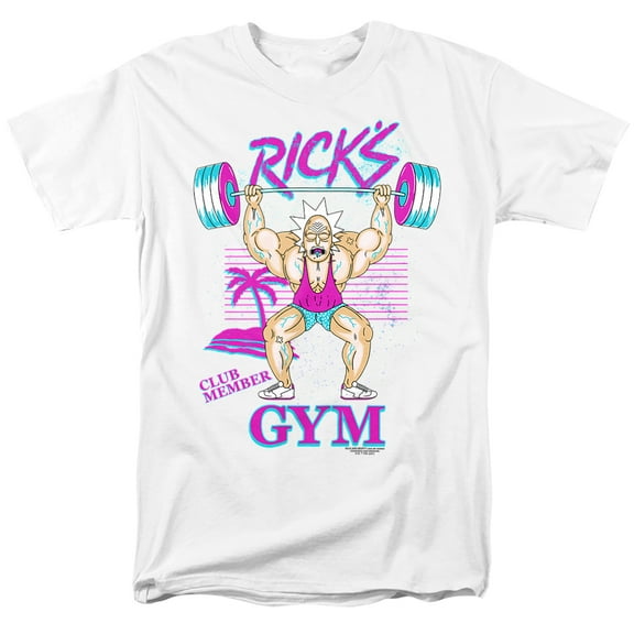 Rick and Morty Ricks Gym Unisex Adult T-Shirt