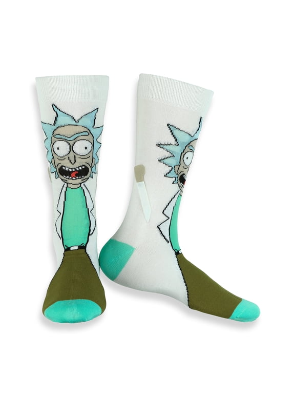 Socks Men's Character Design 3D Arms Mid Calf Crew Socks 1 Pair