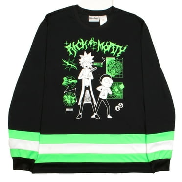Rick and Morty Space Warp Varsity Bomber Puffer Jacket For Mens (Size S-XL)