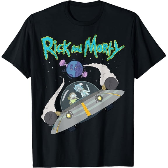 Rick and Morty Spaceship New Cartoon Fashion T-Shirt