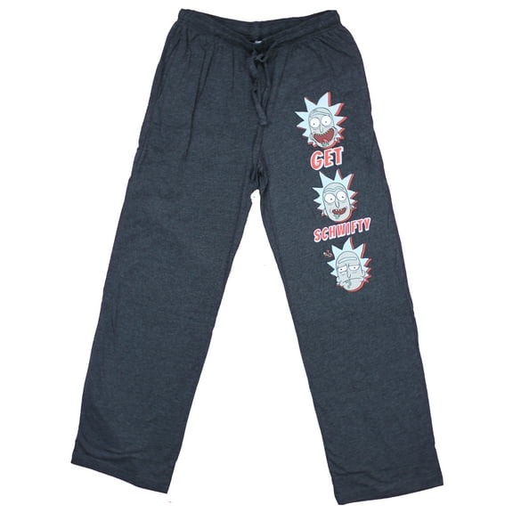 Rick and Morty Time To Get Schwifty Lounge Pajama Pants (Medium)