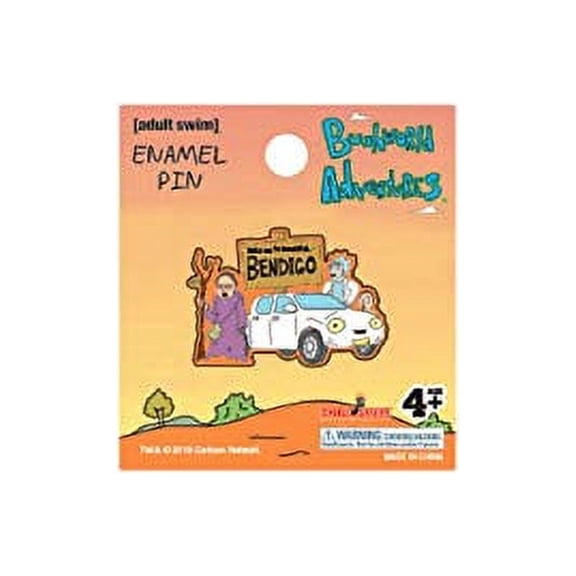 Rick and Morty, WELCOME TO BEAUTIFUL BENDIGO - Enamel LAPEL PIN, Original Artwork