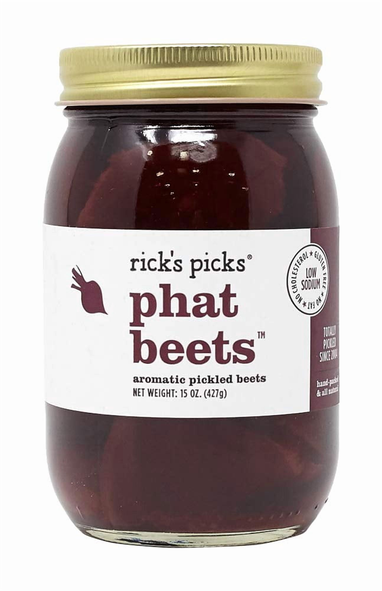 Rick's Picks Phat Beets, Aromatic Pickled KKS1&nbsp;Beets, 15 oz