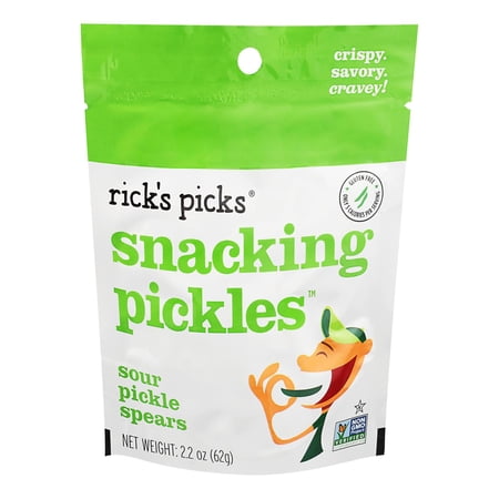 Rick's Picks - Pickle Spears Sour - Case of 12 - 2.2 OZ