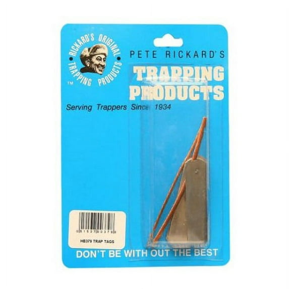 Rickard's HB379 Trapping Accessories Zinc Trap Tags, 25