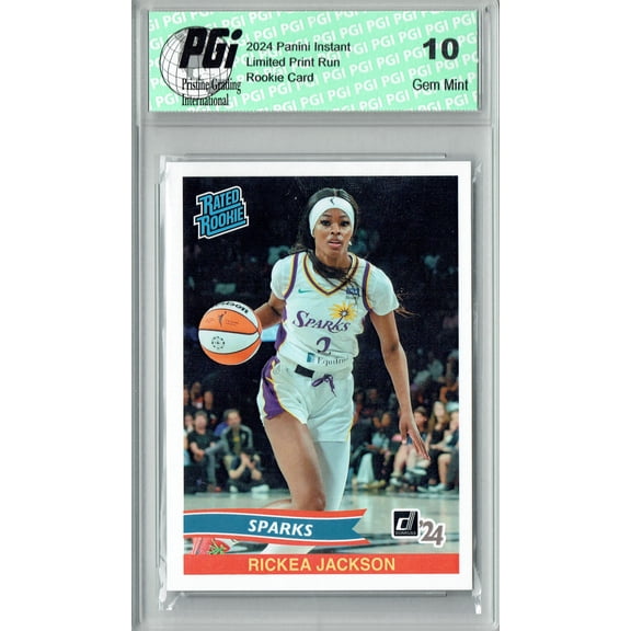Rickea Jackson 2024 Panini Instant #RRR-3 Retro Rated Rookie Rookie Card PGI 10