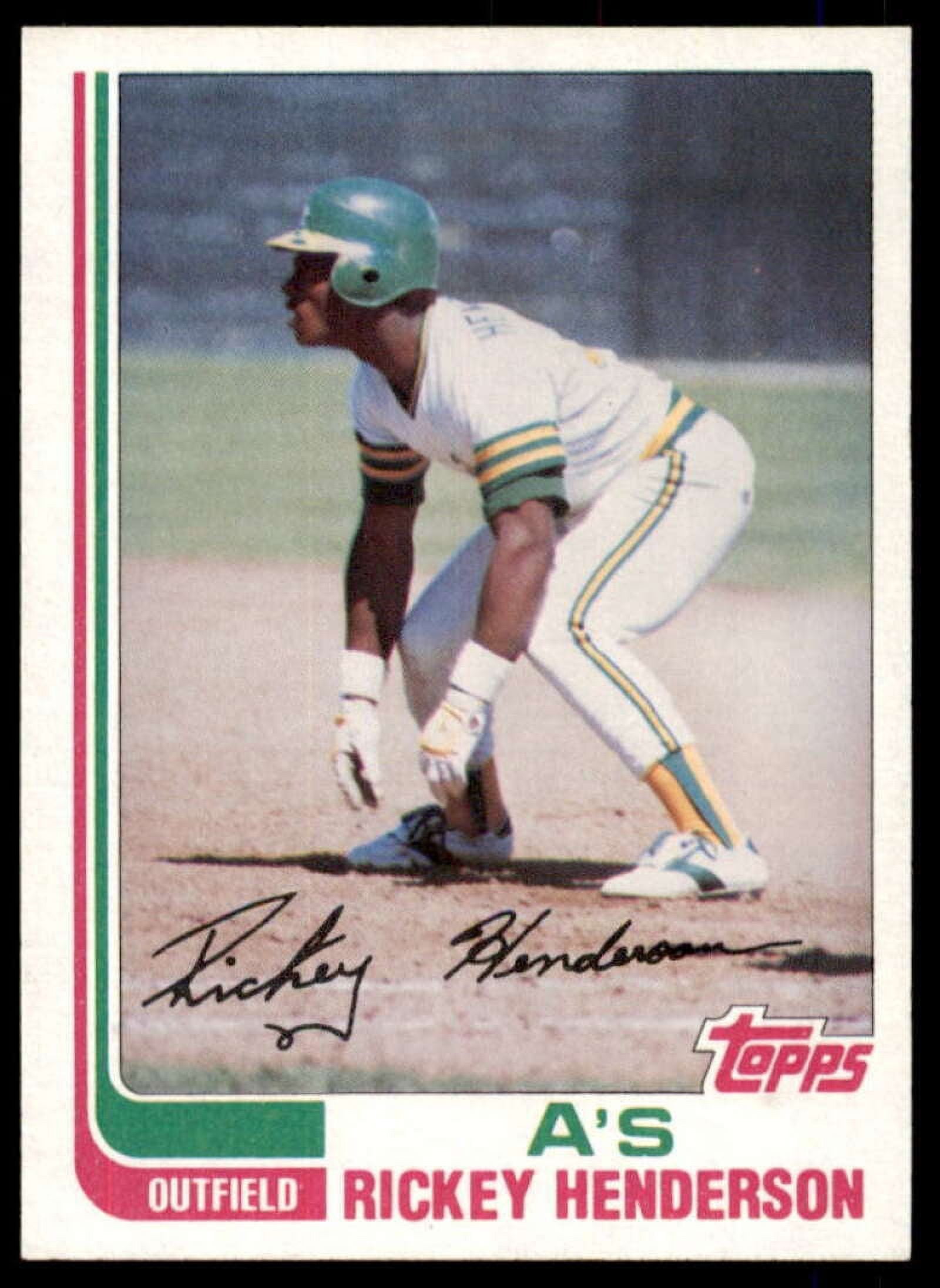 へんだーそん Rickey Henderson Card 1982 Topps #610 - Walmart.com