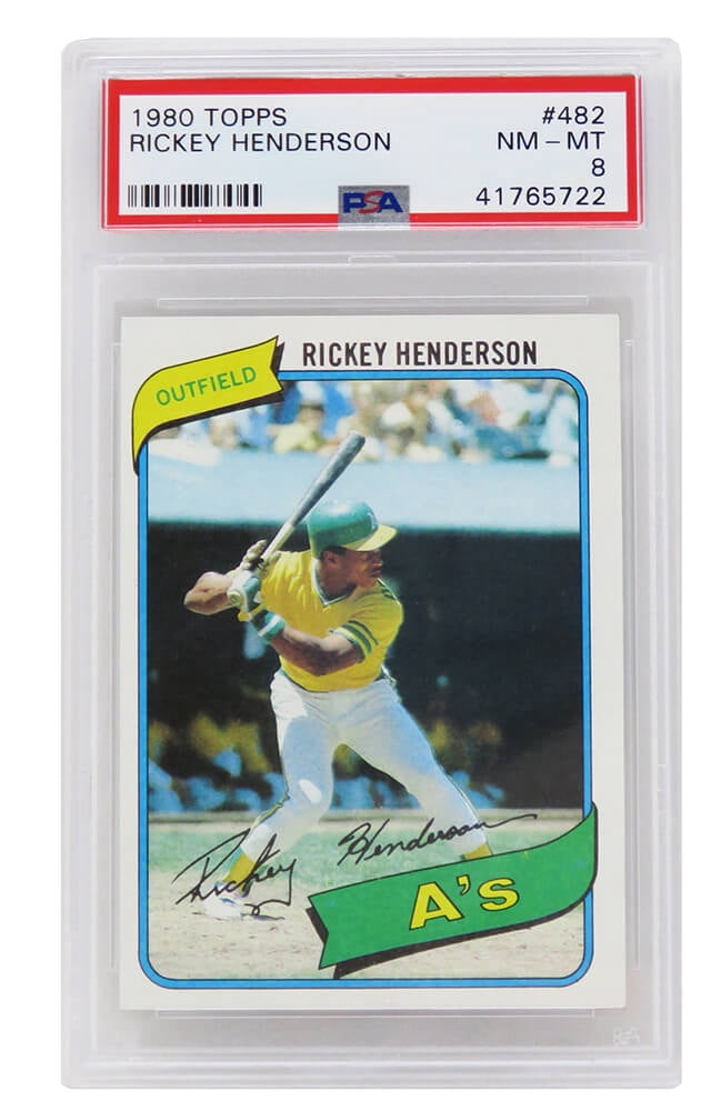 1993 Topps #750 Rickey Henderson Baseball Card – Oakland Athletics, NM-MT Condition
