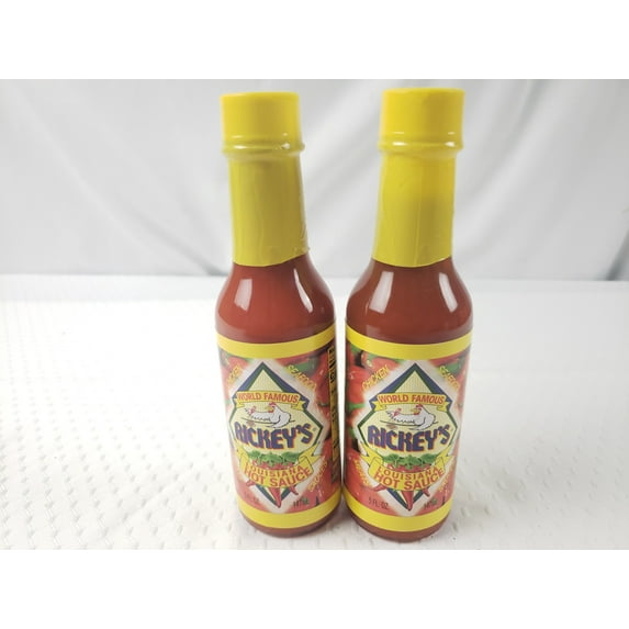 Rickey"s World Famous Louisiana Hot Sauce 5FL Oz (2 Pack)