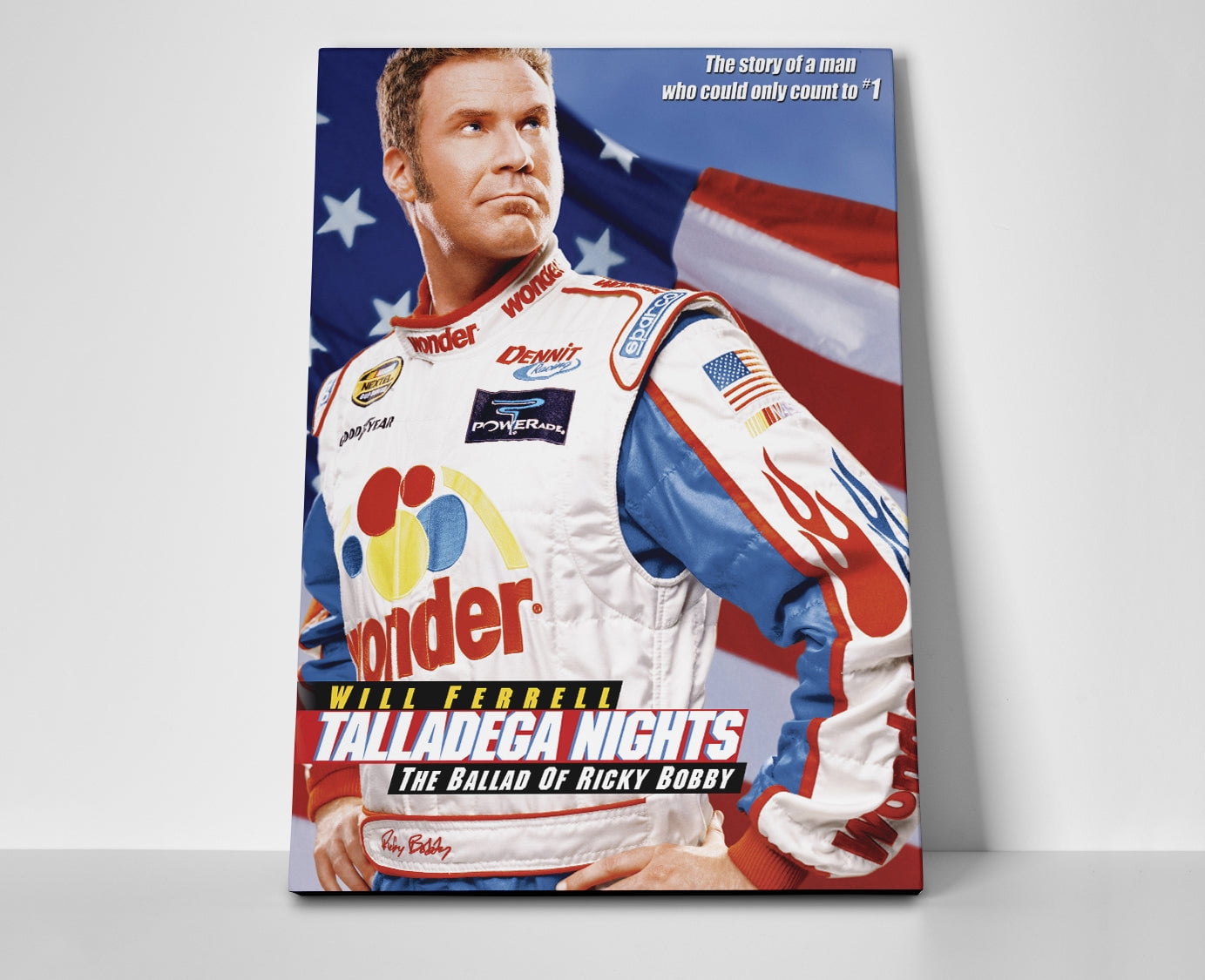 Ricky Bobby Poster or Wrapped Canvas - Walmart.com
