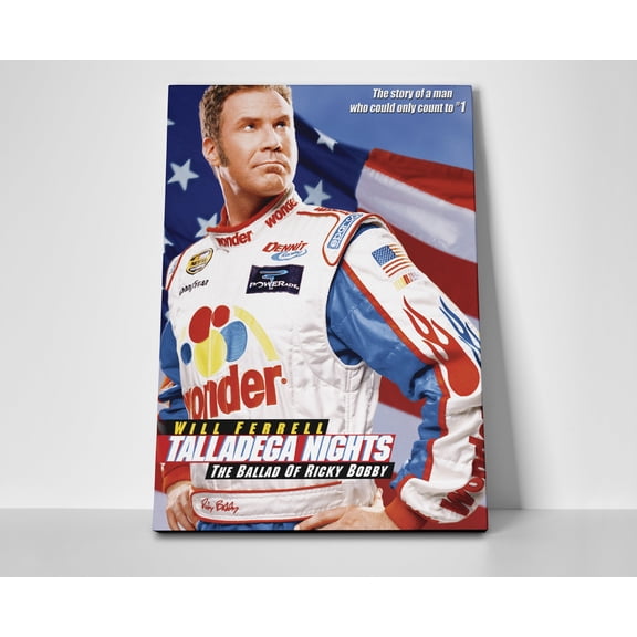 Ricky Bobby Poster or Wrapped Canvas