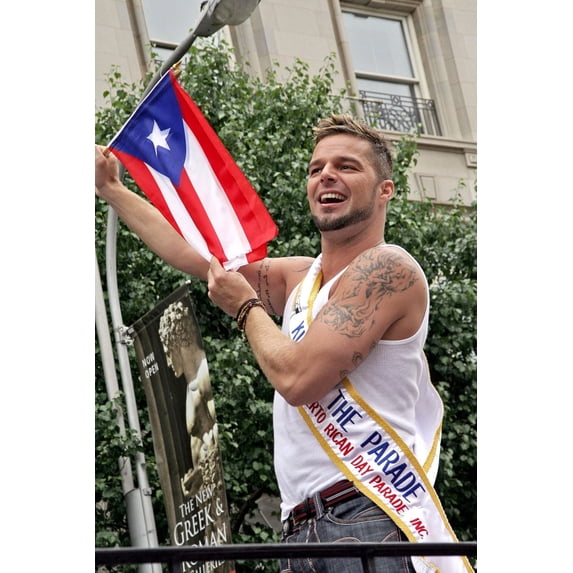 Ricky Martin In Attendance For 50Th Anniversary National Puerto Rican Day Parade, Manhattan, New York, Ny, June 10, 2007. Photo By Steve MackEverett Collection Celebrity (8 x 10)