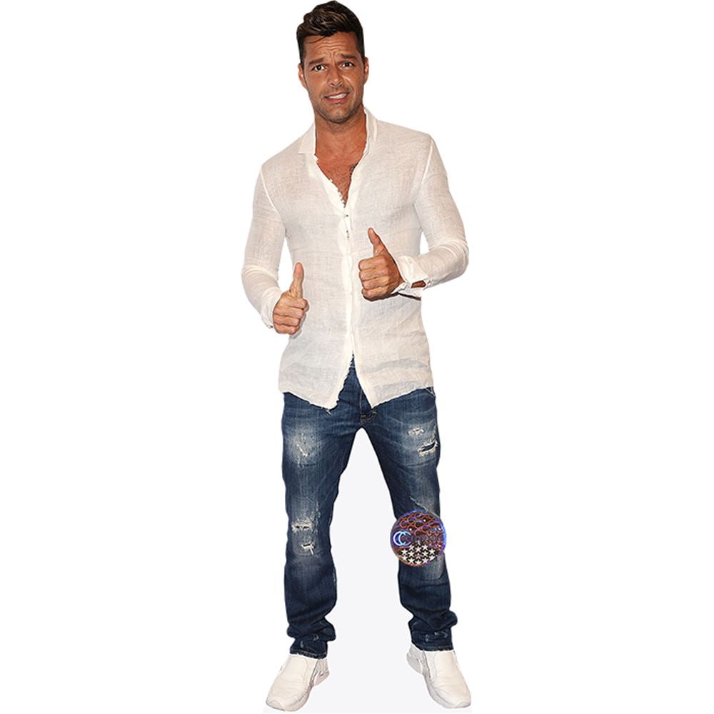 Ricky Martin (Jeans) Mini Cardboard Cutout Standee - Walmart.com