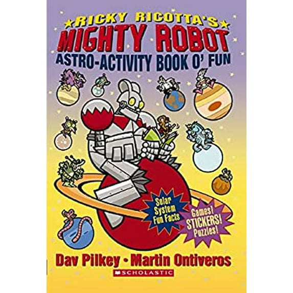 Pre-Owned Ricky Ricotta's Mighty Robot Astro-Activity Book O' Fun