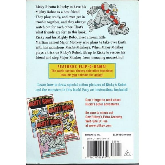 Pre-Owned Ricky Ricotta's Mighty Robot Vs. the Mecha-monkeys from Mars Paperback