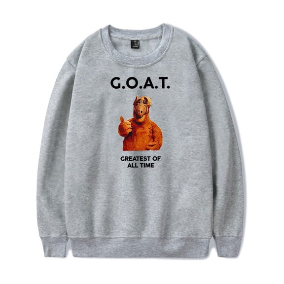 Ricky Stanicky Merch Alf Goat Greatest Of All Time Sweatshirt, Unisex,  Crew Neck Long Sleeve Pullover