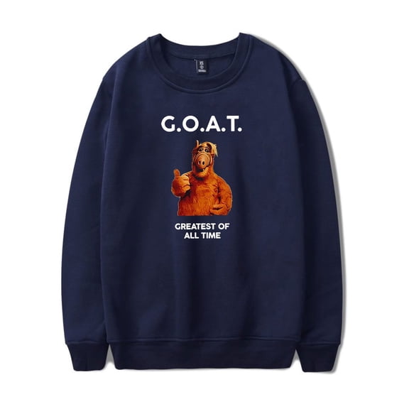 Ricky Stanicky Merch Alf Goat Greatest Of All Time Sweatshirt, Unisex,  Crew Neck Long Sleeve Pullover