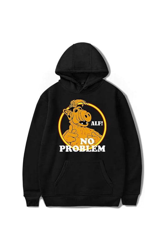 Ricky Stanicky Merch Alf No Problem Fashion Hoodie, Unisex, Drawstring Pocket Casual Sweatshirt