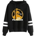 thumbnail image 1 of Ricky Stanicky Merch Alf No Problem Hoodie, Unisex, Drawstring Pocket Sweatshirt, Stylish Pullover,3XL,Black, 1 of 2