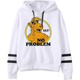 thumbnail image 1 of Ricky Stanicky Merch Alf No Problem Hoodie, Unisex, Drawstring Pocket Sweatshirt, Stylish Pullover,M,White, 1 of 2