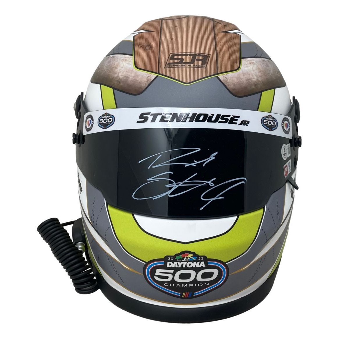 Nascar Ricky Rudd Helmet Ricky Stenhouse Jr Signed NASCAR SJR Full Size Replica Racing Helmet ...