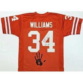 Ricky Williams Handprint Signed Autographed Orange Jersey JSA Authen WPP060337