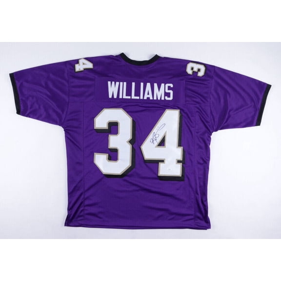 Ricky Williams Signed Autographed Purple Jersey JSA Authenticated